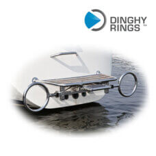 Dinghy Rings SLIM Schlauchbootlift für Schwimmplattform und Badesteg