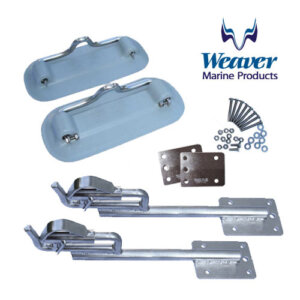 Extra lange Schlauchboothalterung